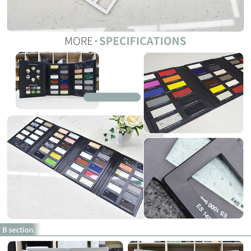 Tsianfan Mosaic Panel Brochure Case Packing Specimen Folder Tile Display Ceramic Stone Granite Marble Quartz Plastic Sample Book