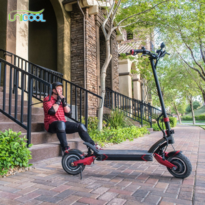 Unicool 0 10x <span class=keywords><strong>Emoped</strong></span> 10 Zoll Elektro roller Adult Fat Tire 2400w 60v Dual Motor E Scooter Europe Warehouse - Product Image 5