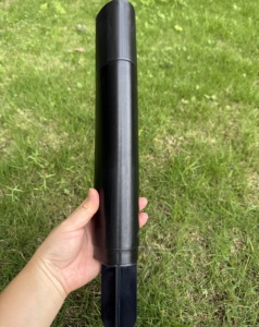 17 Inch Height <strong>Selfwatering</strong> Durable Injection Molded Plastic Moss Pole Front Open with Black Color for Home &amp; Garden Use - Product Image 4