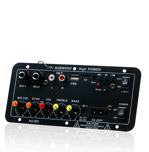 บอร์ดบลูทูธเครื่องขยายเสียงรถยนต์แบบข้ามพร<span class=keywords><strong>ม</strong></span>แดนสำหรับใช้ในบ้าน<span class=keywords><strong>คาราโอเกะ</strong></span>กลางแจ้งแบบ DIY - Product Image 6