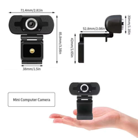 Cámara Web USB para Computadora, Plug-and-Play, 1080p, 30FPS, Venta al Por Mayor Directa de Fábrica, para Cursos en Línea, Videoconferencias para Estudiantes, Transmisiones en Vivo