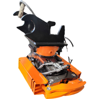 Attache rapide rotative hydraulique GJRH32 S40 S45 pour excavatrices, coupleur rotatif avec grappins 5-8 tonnes pour la construction