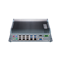 Mini Computadora Industrial Robusta sin Ventilador, PC en Caja con Múltiples Puertos COM, con Intel I3/i5/i7 y 4*RS-232+2*RS-485 / 422 / 232