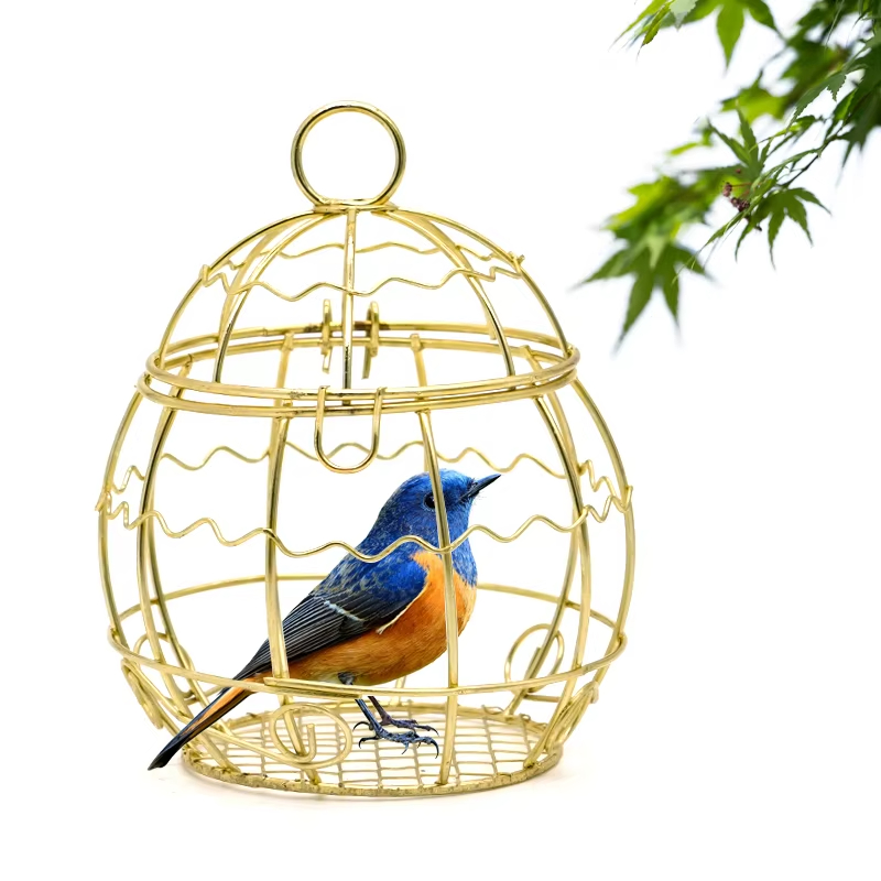 gold bird cage