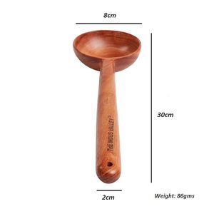 Cuchara de madera de alta calidad para cocinar, herramienta de cocina segura y duradera para mezclar, remover y servir, disponible para la venta. - Product Image 6