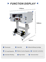 Pasokan Pabrik Murah Printer UV DTF 30cm Ukuran A3 Peralatan Pencetakan Transfer UV Film PET AB untuk Stiker Kristal Dekoratif