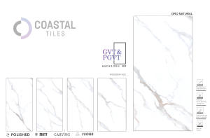 ORO NATURAL-Carreaux en porcelaine polie de 9mm, 600x1200mm/24X48, design moderne classique, carreaux en brique réfractaire de qualité supérieure, certifiés CE - Product Image 2