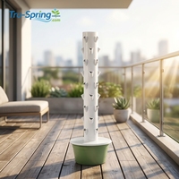 Tru-Spring TSP-L9 Tour de culture verticale multi-systèmes à 9 niveaux, grande capacité, anti-UV, en HDPE/ABS, sans éclairage LED