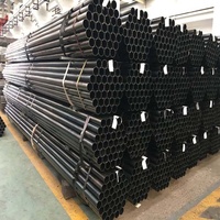 أنابيب حديدية سوداء ASTM A53 مقاس 1 بوصة، سماكة جدارية قياسية Sch 40 لنقل الغاز والنفط والمياه