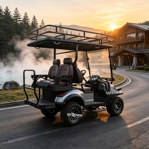 Carrito de Golf Eléctrico en Oferta, Diseño de Marco Antivuelco, Vehículo de Golf para Resort, Club, Área Residencial, Se Aceptan Colores y Logotipos Personalizados - Product Image 1