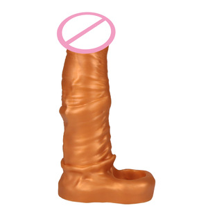 Proveedor Mayorista OEM de Fundas Extensoras de Silicona Líquida Realistas para Hombre, Reutilizables, Engrosadoras y Retardantes, Juguetes para Adultos - Product Image 5