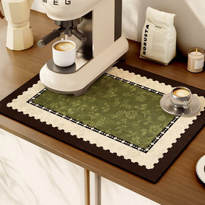 Tapis de comptoir de cuisine en fibre de polyester absorbant, antidérapant, isolant thermique pour comptoir de bar et cuisine - Product Image 4