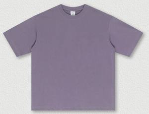 YKH 255Gsm hommes manches courtes haute qualité 100% coton Streetwear O col rond Logo personnalisé <span class=keywords><strong>Anti</strong></span> acariens t-shirt - Product Image 4