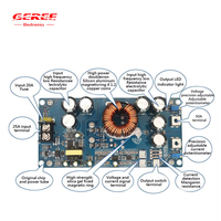 Module abaisseur DC haute puissance 800W à tension et courant constants 30A, réglage par puce unique de 20-70V à 2.5-58V