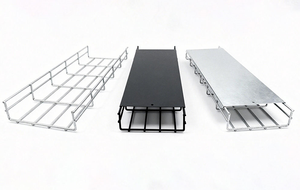 Caisse de câbles en treillis métallique coloré de type léger, revêtue d'époxy, galvanisée, de type panier, largement utilisée dans les centres de données - Product Image 6