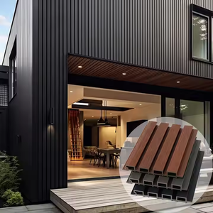 Revestimiento de Pared WPC <span class=keywords><strong>para</strong></span> Exteriores, Muestra Gratuita, Venta Caliente, Grano de <span class=keywords><strong>Madera</strong></span>, Fácil Instalación, Panel Decorativo de Pared WPC de <span class=keywords><strong>Madera</strong></span> Ecológica de Lujo - Product Image 1