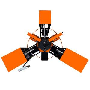 Carrusel rotativo Máquinas de prensa de calor neumáticas automáticas 40x50cm 6 estaciones Auto <span class=keywords><strong>Fedd</strong></span> ,Auto Peel, Auto Pull - Product Image 5