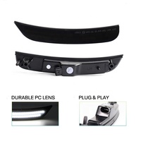 Nouvelles feux de position latéraux séquentiels LED ambre+rouge et blanc pour Chevrolet Chrysler 300, réflecteur, animation dynamique, clignotant de garde-boue