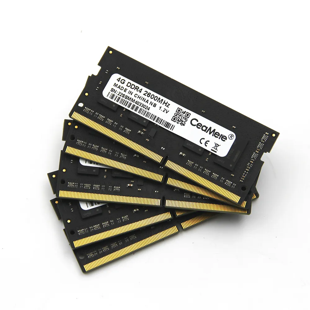 Nhà máy bán buôn bộ nhớ ban đầu RAM DDR3 DDR4 4GB 8GB 16GB 32GB 2133MHz 2400MHz 2666MHz 3200MHz SODIMM máy tính xách tay máy tính rampopu