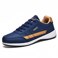 Chaussures de skate pour hommes, taille plus, ultra légères, en cuir PU imperméable et respirant, confortables, pour étudiants, utilisation été/automne