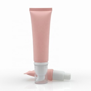 Tubos de Bomba Sin Aire Dorados de PE Vacíos de 20ml, 30ml, 50ml para Empaque de Protector Solar y Crema BB, Tubo Suave para Loción Rosa OEM - Product Image 5