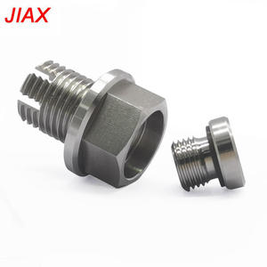 Pièces de modification automobile : Bouchon de vidange <span class=keywords><strong>d</strong></span>'huile M14*1.5 en acier inoxydable, kit de réparation de filetage de carter <span class=keywords><strong>d</strong></span>'huile avec joint torique et joint en cuivre - Product Image 5