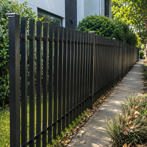 <span class=keywords><strong>Portail</strong></span> de clôture à lames en aluminium 6063 moderne et personnalisé, fourni directement par l'usine, <span class=keywords><strong>pour</strong></span> villa et jardin - Product Image 6
