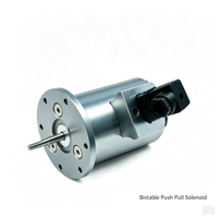 Solenoid Push Pull Bistabil SBC24115E-24L4.2 DC24V Elektromagnet Tubular Dual Latching untuk Suku Cadang Mesin Perisai