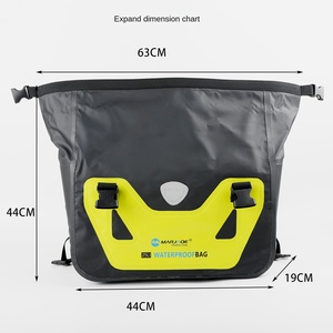 Sac latéral étanche pour siège arrière de moto en stock sacoche de grande capacité pour équitation moto cheval chameau 50L sacoche de selle - Product Image 5