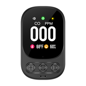 Monitor inteligente de nivel de CO, alarma, probador de gas de monóxido de carbono, enchufe con sensor de temperatura y <span class=keywords><strong>humedad</strong></span> - Product Image 2