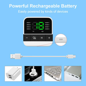 Coussin chauffant sans fil TENS pour soulager les douleurs menstruelles, 3 niveaux de chaleur, appareil de thérapie pour les crampes menstruelles, portable et rechargeable - Product Image 5