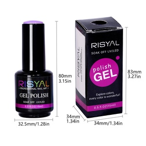 RISYAL ยาทาเล็บเจลสีพื้นแบบไม่ซ้ำกัน 15 มล. รุ่นใหม่สีม่วง รุ่น RL2316 ได้รับการรับรองจาก Zhejiang G Makeup - Product Image 1