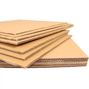 Cartones de cartón corrugado personalizados al por mayor, tablero de papel Kraft de 3/<span class=keywords><strong>5</strong></span> capas, revestimiento de doble cara para la fabricación de cajas - Product Image 2