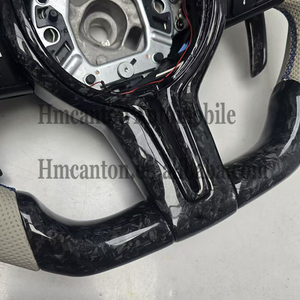 Produits populaires : Volant de direction en cuir et fibre de carbone forgée avec LED pour BMW Série 5 F30 F10 F32 F90 F80 F82 F87 - Product Image 3