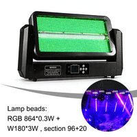 Igreslite 400W RGBW LED tête mobile stroboscopique barre de lavage lumière DMX512 RDM 32 bits gradation 96 + 20 segments scène DJ éclairage d'événement