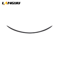 Accessoires de modification de voiture Langyu 15-19 aile de becquet pour Mercedes Benz classe C W205 C63 Style aileron arrière
