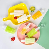Moule à crème glacée maison bricolage personnalisé moule à glace en silicone écologique sans BPA moule à glace réutilisable facile à libérer fabricant de sucettes glacées