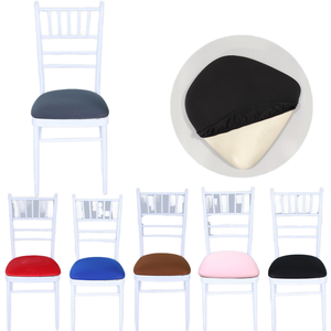 Venta al por mayor muchos colores Spandex y pelusa Chiavari <span class=keywords><strong>fundas</strong></span> <span class=keywords><strong>de</strong></span> <span class=keywords><strong>cojines</strong></span> <span class=keywords><strong>para</strong></span> silla <span class=keywords><strong>para</strong></span> boda fiesta hogar <span class=keywords><strong>comedor</strong></span> reunión Decoración - Product Image 2