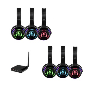 <span class=keywords><strong>Casque</strong></span> <span class=keywords><strong>audio</strong></span> <span class=keywords><strong>classique</strong></span> RF988 avec système sonore silencieux par rythme <span class=keywords><strong>pour</strong></span> Silent Disco, 3 canaux, personnalisé <span class=keywords><strong>pour</strong></span> DJ, soirées, clubs, mariages - Product Image 1