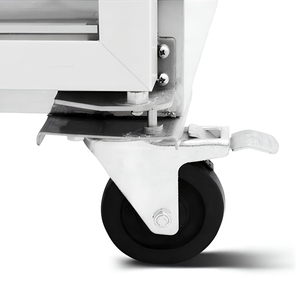 Refrigerador/Congelador <span class=keywords><strong>Bajo</strong></span> Mostrador con Superficie de Trabajo de Acero Inoxidable, Pantalla de Vidrio y Ventilación Frontal - Product Image 6