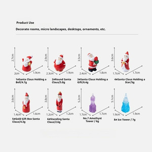 Micro Paesaggio: Bambole della Serie Babbo Natale Carine, Decorazioni Fai-da-te per Paesaggi Innevati, Accessori da Appendere, Piccoli Ornamenti - Product Image 6
