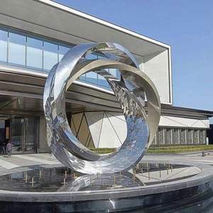 Professional Custom Design Factory Direct Sales Large Outdoor Landscape Courtyard Decoration Abstract Art Metal Sculpture - Product Image 4