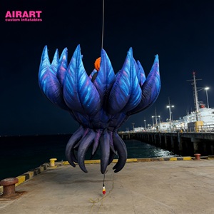 Sculpture géante gonflable personnalisée en forme d'algues pour spectacle sur scène - Product Image 1