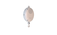 Mobile musical pour berceau avec capteur de pleurs, veilleuse étoilée rechargeable et berceuse apaisante pour nouveau-né et poussette