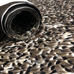 Matériau naturel noir et blanc, <span class=keywords><strong>papier</strong></span> <span class=keywords><strong>peint</strong></span> <span class=keywords><strong>de</strong></span> luxe en plumes <span class=keywords><strong>de</strong></span> <span class=keywords><strong>paon</strong></span> pour la décoration murale <span class=keywords><strong>de</strong></span> la maison - Product Image 2