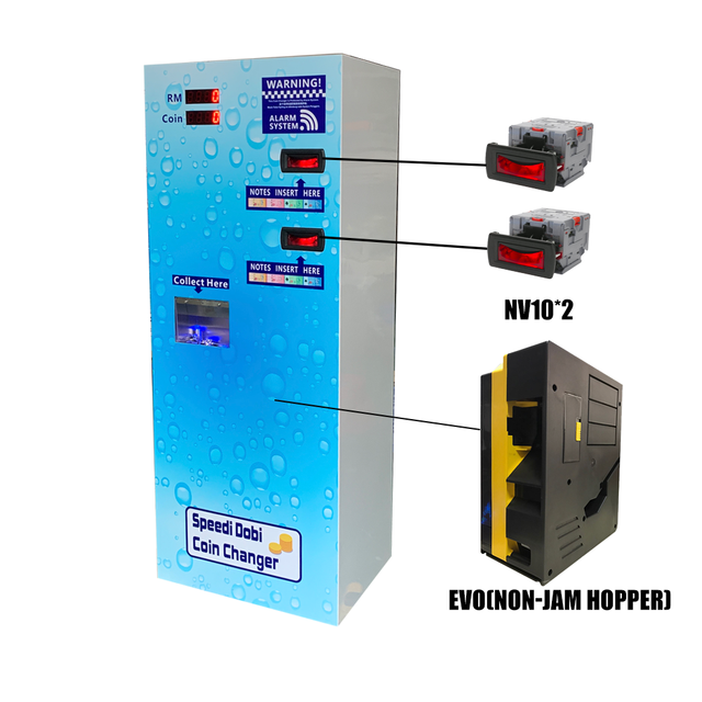 Quality Certification Vending Machine Payment Systems Currency to Coin Machine and Coin Exchange Machine