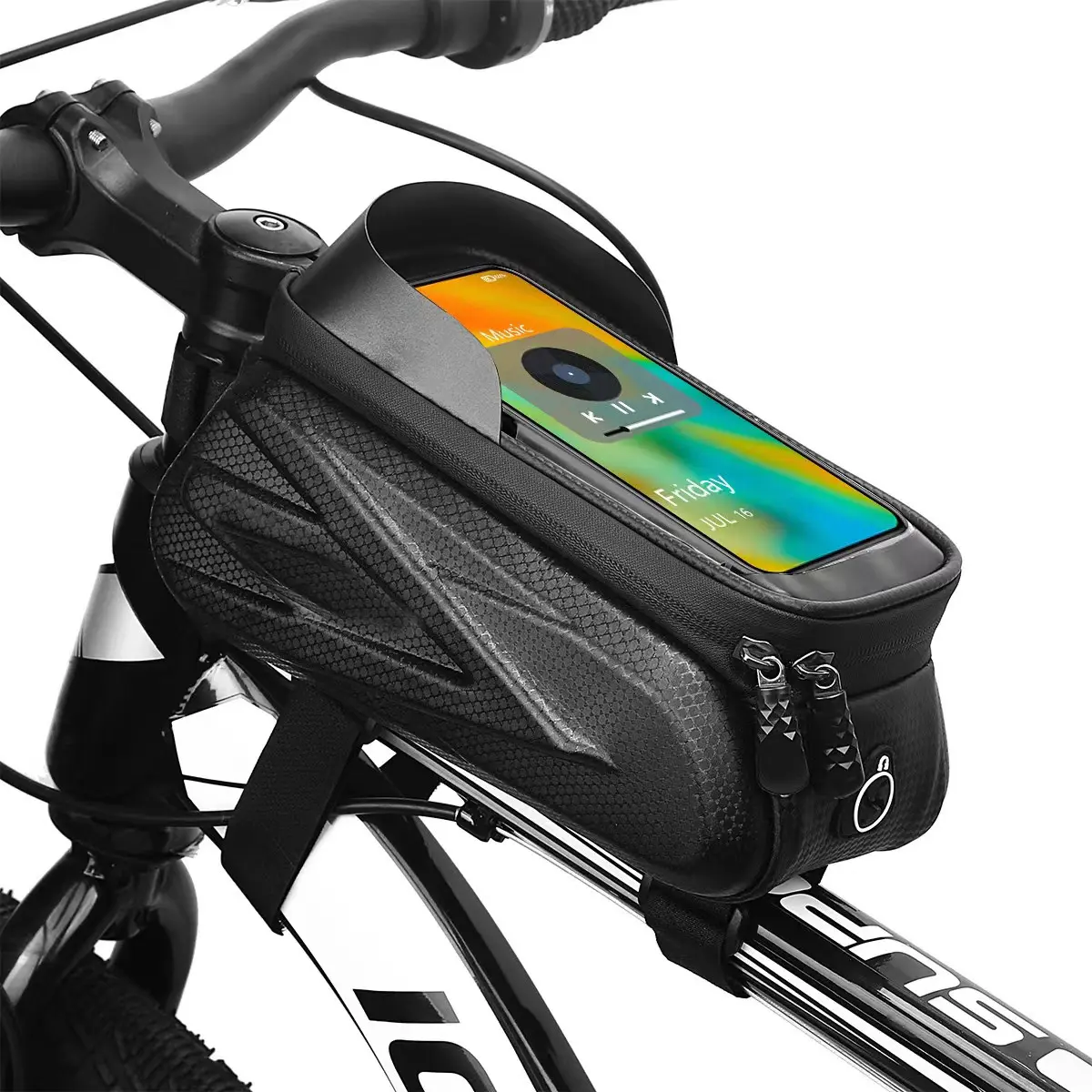 Best Quality Front Frame Handlebar Bike Phone Bag Phone Bag Waterproof Bicycle Frame Bag
