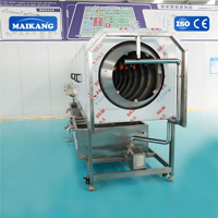 Trommelborstelwasmachine hogedruksproeier voor aardappel, gember, taro, wortelgroenten, zandverwijdering, reinigingsapparatuur