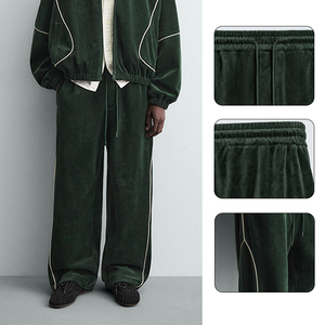 Hudao Custom Vintage Washed <strong>Loose</strong> <strong>Fitting</strong> Sports Pants <strong>Trousers</strong> Straight Casual Streetwear Heavyweight Sweatpants With <strong>Loose</strong> Fit - Product Image 2