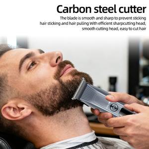 Kit de toilettage professionnel 3-en-1 DALING DL-9503 pour homme : <span class=keywords><strong>rasage</strong></span>, coupe de cheveux, tondeuse nez avec écran numérique et chargement USB - Product Image 3